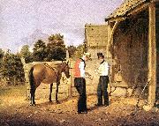 William Sidney Mount horse dealers Spain oil painting artist